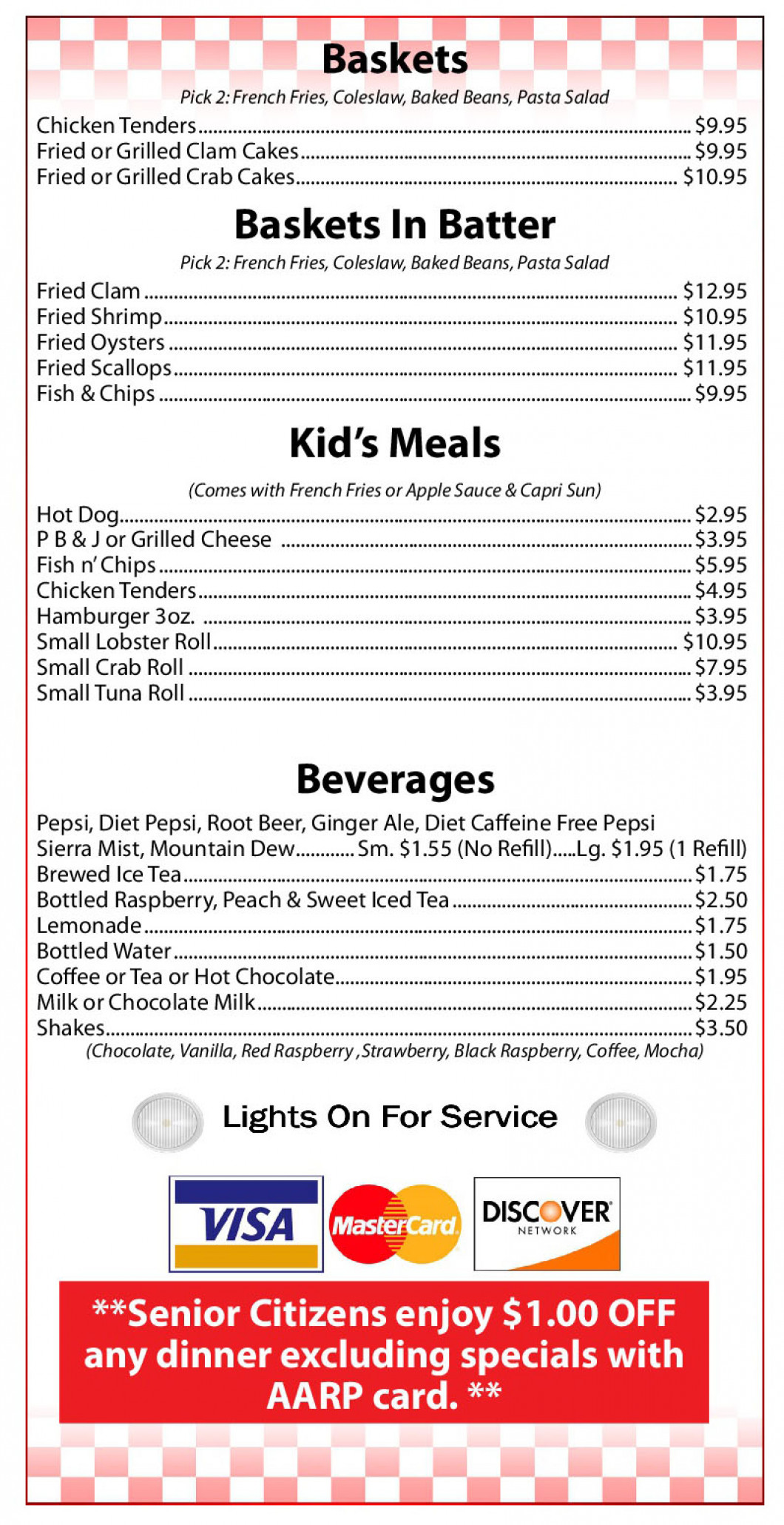 Lunch/Dinner Brunswick, ME Cameron's Lobster House